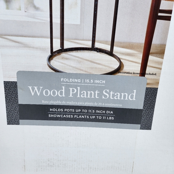 Better Homes & Gardens Folding Wood Plant Stand - Picture 2 of 8